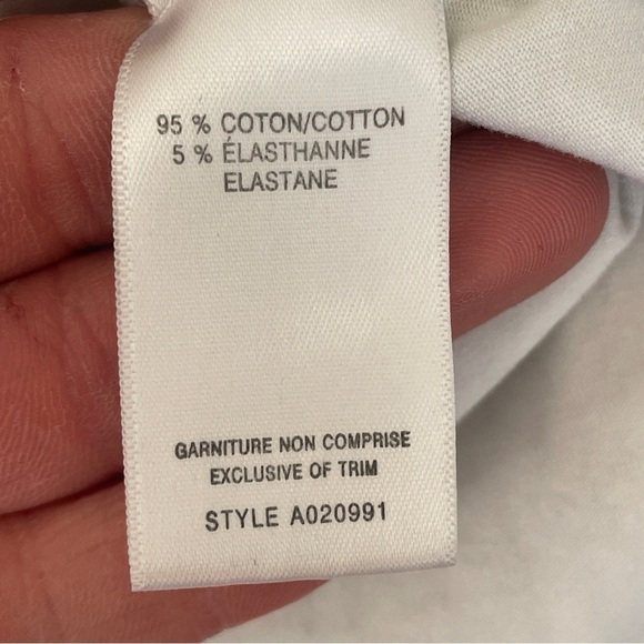 Jacob by mark Jacob casual stretchy any blue/white front striped shirt - Picture 10 of 10